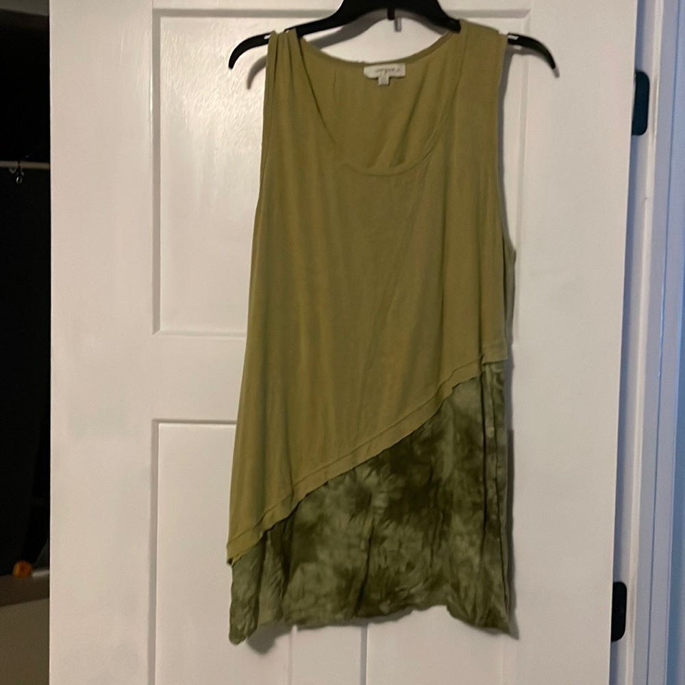 UMGEE tank olive green: tie dye bottom